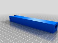 Printrbot Plus Spool Holder (Larger holes) by wd5gnr