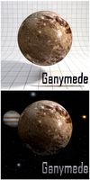 Ganymede - Realistic HD model