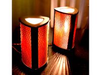 Trigon Slotted Lamp by jasonatepaint