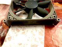 Noctua NF-F12 to 135mm PSU fan by karl_azytzeen