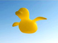 Flying Plastic Duck by champystile