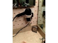 Hairdryer wall hanger by jpenn727