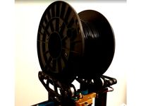 Tool less Aluminum profile top spool mount+ guide and cleaner by weidmane