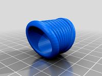 Widened tubular ring - Anillo tubos ensanchado by Trenes_y_Joyas