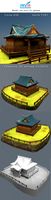 house low-poly for games