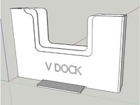 Vertical Dock for MacBook Pro 13" (mid2010) with case by ODTITEIB