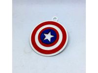 Captain America's Shield keychain by Freddone2