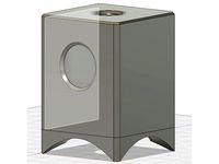 4 inch speaker housing by MOB3D