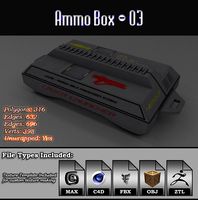Low Poly AmmoBox - 03