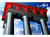Architecture of Parthenon by wersy