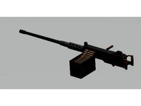 US M2 Browning Machine Gun WWII by Milhause