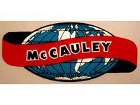 Vintage McCauley Corporation Logo Sign Litho #2 by chryslerjunkandstuff