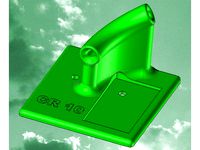 Creality CR10 filament guide for perpendicular support by JooJoo