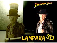 Litofania indy litolamp by tresdlito