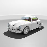Car Porsche-356-1964
