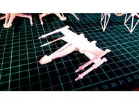 X Wing - Star Wars Christmas Ornament - Simple Print by v2oracle_9297