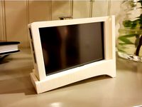 Pi 3 Case for 5 Inch Touch screen Wall Side Mount by Kallenator