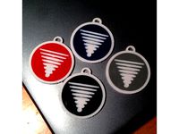 Ross School Logo - Keychain "Trinket" (for Dual Print) by UrbanAtWork
