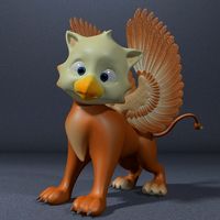Baby Griffin Rigged