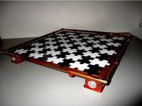 Steampunk chess board by valknut