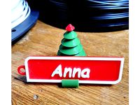 Placeholder for the christmas table by Robine