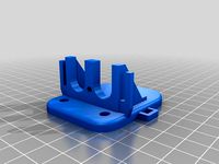 E3D cyclops carriage for tronxy(2020 extrusion) by wjflier