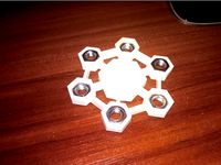 Fidget spiner 6000 bearing M8 nut by noel841106
