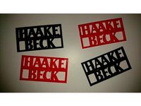 Haake Beck Schlüsselanhänger/Schild by lennart1996