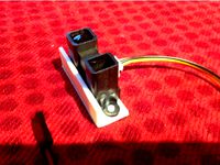 Sharp GP2Y0A02YK0F IR Range Sensor Mounting Plate by mayaway