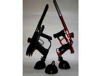 Paintball Air Bottle Display Stand + Faux regulator by FiXeL666