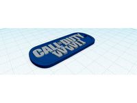 CALL OF DUTY WWII KEYCHAIN by theaguie