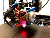 Creality CR-10 Titan Aero Mount with BLTouch by evancli