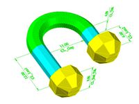Clip Clamp to hold two parts together by GeoDave