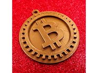 Bitcoin Christmas Hanger by karilawler