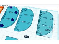 Barebow fingertab Plate by ludodg