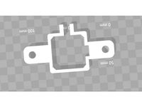 Nema17 Mounting Plate for Electrican Box or other stuff by Betacrypt