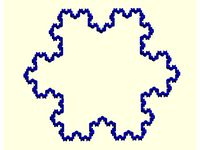 Koch snowflake in BlocksCAD by arpruss