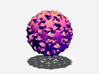 Patterned star bauble by lilimaker