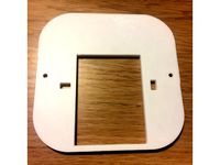 Nest Heat Link to 1-gang socket mounting plate by bytesandbolts