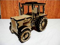 Combined model for laser cutting tractor MTZ by Maketof-com