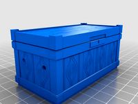 Large wooden box from the game Rust by T_Hambush