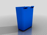 Simple and small hinged car trash can by cdyrssen