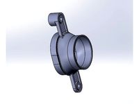 Cafe Intake - Airbox to 2.5 cone filter adapter cb550 + by Jhelgesen