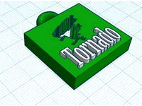 tornadoes key chain by slms