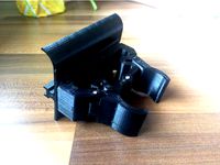 Adapter plate for Latching Broom Handle Clamp Hanger Holder  by michas