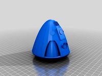 Spacex Dragon Capsule by jamesrenlund