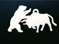 Bull and bear by Zeitbomb