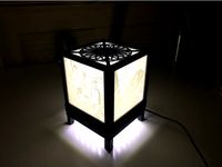 Lithophane Lamp for 100 x 100 mm Lithophanes. by KaitlynH