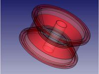 Pulley Full 3D printable working mechanism by hongo2