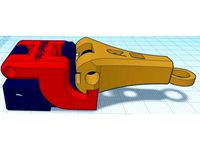 3D Printable Folding Iron Sights Remix  by Gabokirby
